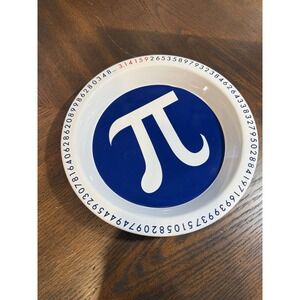 Rare The Pi Plate Dish 3.14 Bakeware Pie Dish 9in